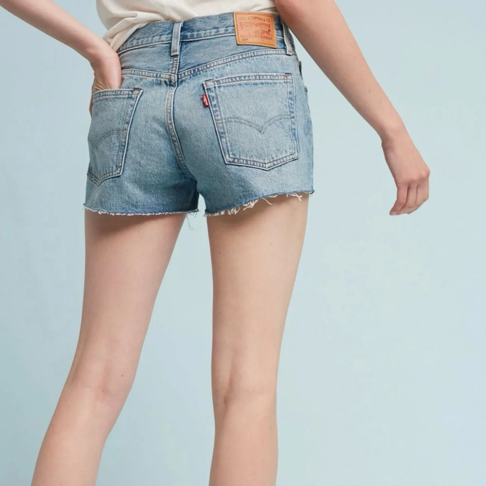 Levi's 501 Palm-Embroidered Shorts - Picture 2 of 4